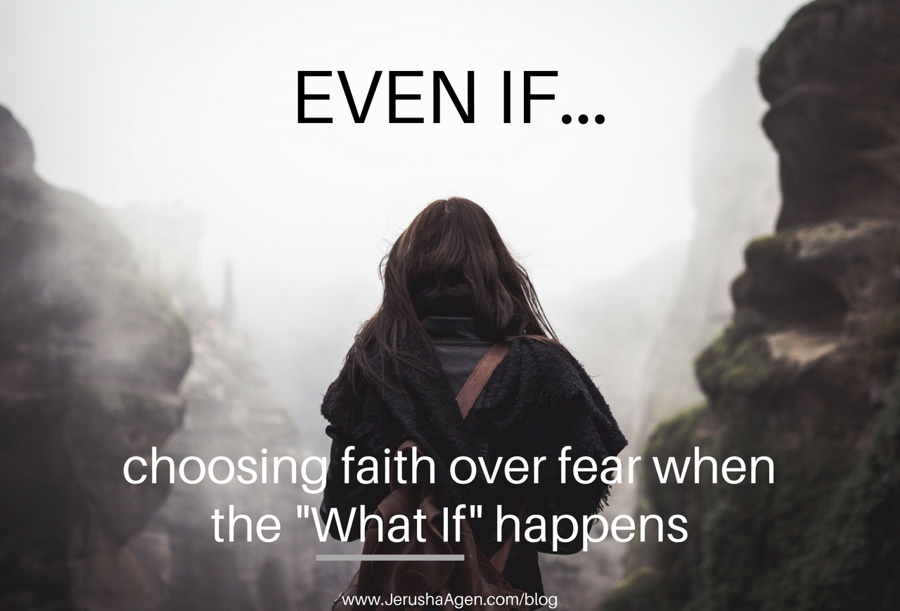 fear says faith says